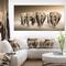 Designart - Walking Herd of Elephants - Animal Canvas Wall Art